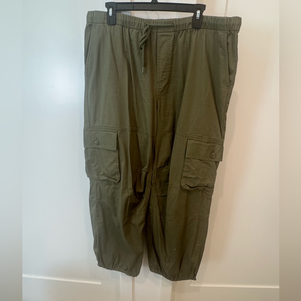 BP Olive Green Cargo Pants for Men